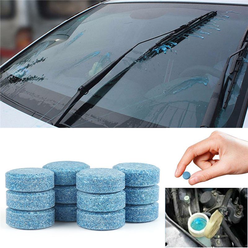 QY Auto Glass Cleaner Auto Windshield Cleaner Auto Parts 10PCS / Pack (1PCS = 4L Water)  Solid Wiper Fine Wiper