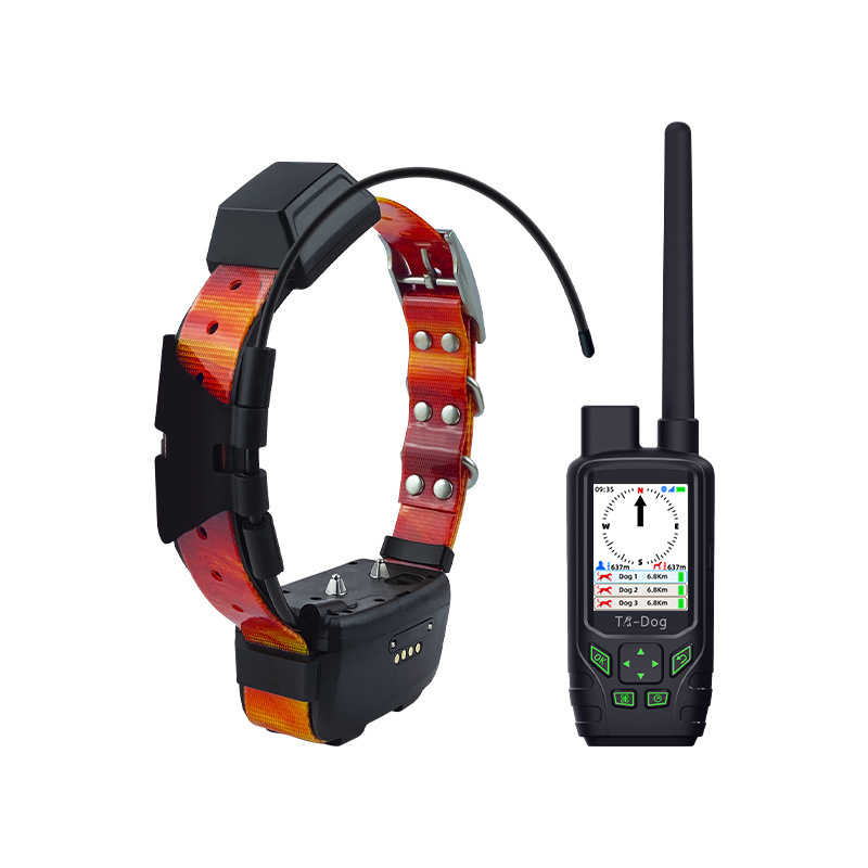 Waterproof dog gps tracker collar for hunting dogs without sim card remote training collar