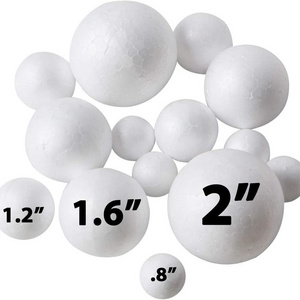 Xmas Winter Supplies White Foam Balls 1cm - 60cm Faux Snowballs For Christmas New Year Party Decoration