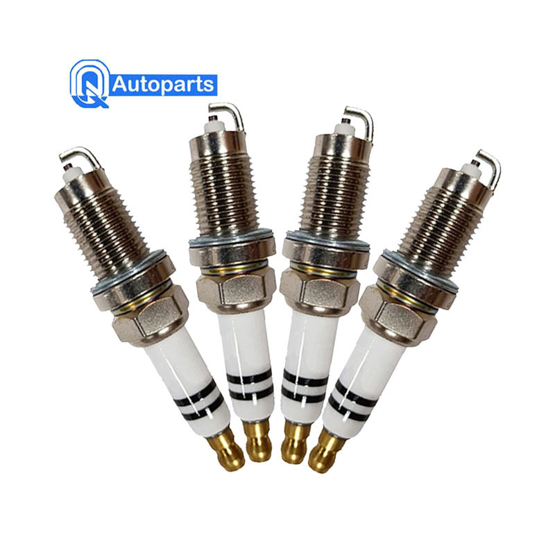 Q Factory Wholesale Auto Parts Spark Plugs 101905601F F7HER02 0242236565 For Volkswagen VW Passat Jetta Golf Beetle 2.5L Seat