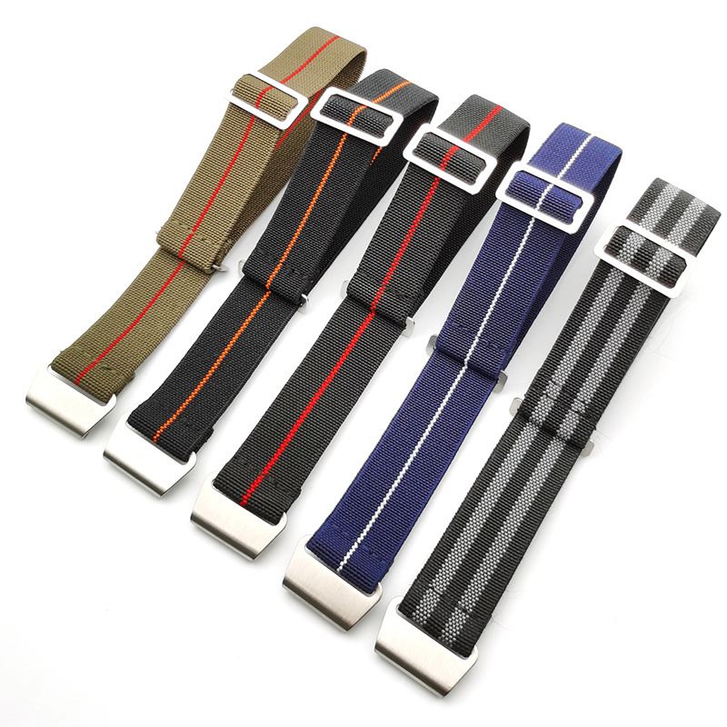 nylon fabric parachute elastic watch band watch strap