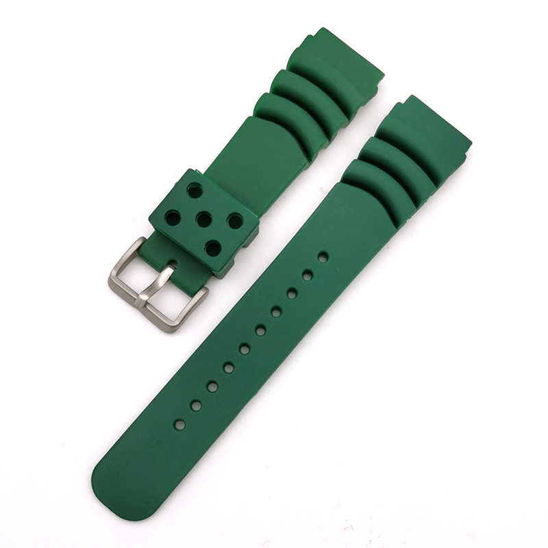 water-proof sport silicone rubber replacement wrist watch band watch strap