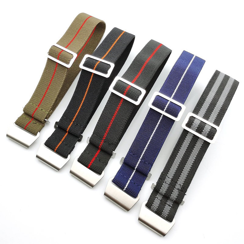 nylon fabric parachute elastic watch band watch strap