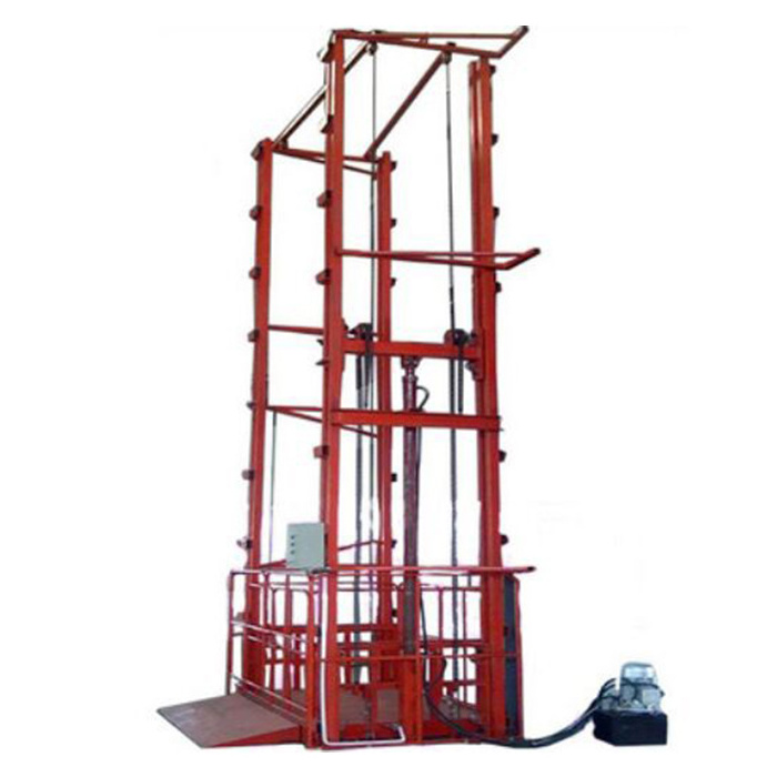 China supplier lifting travel 2.5m goods lifting platform elevator 1.5 tons factory freight elevator for sale