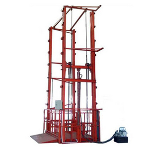 China supplier lifting travel 2.5m goods lifting platform elevator 1.5 tons factory freight elevator for sale