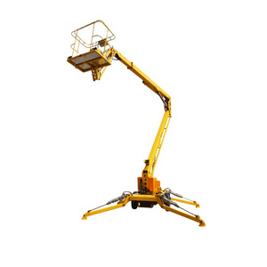 Boom lift telescopic elevador hydraulic lift platform telescopic arm lifting platform truck