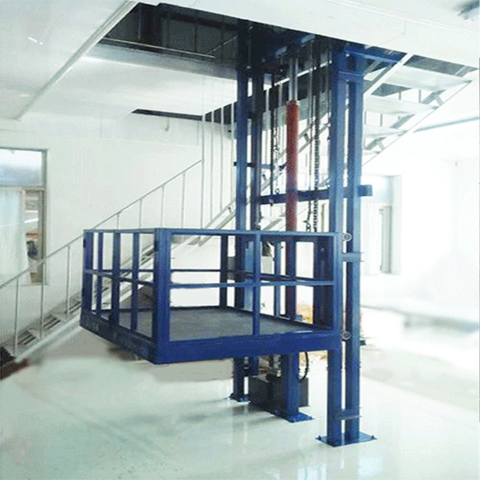 China supplier lifting travel 2.5m goods lifting platform elevator 1.5 tons factory freight elevator for sale