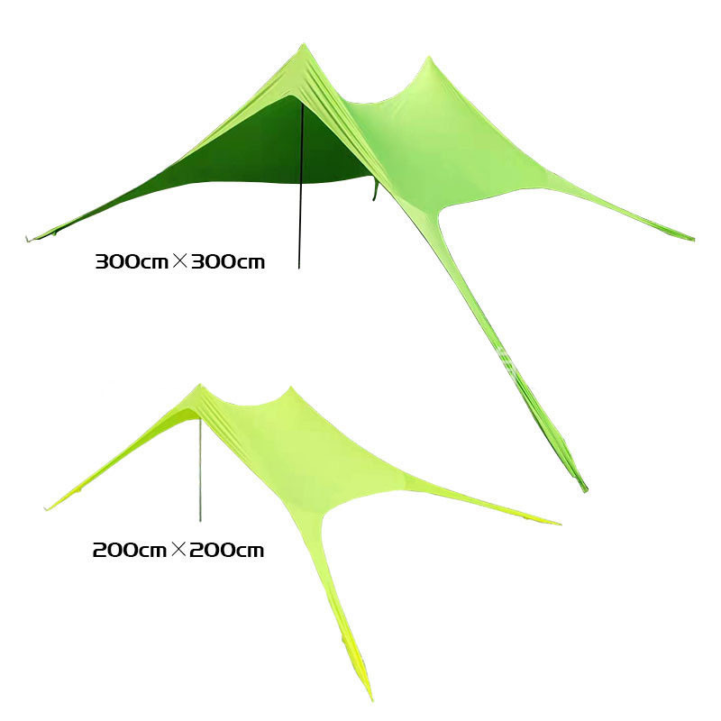 Custom Adjustable Aluminum Pole Portable Beach Tent Lightweight Outdoor Sun Shade Umbrella for Travel Shelter