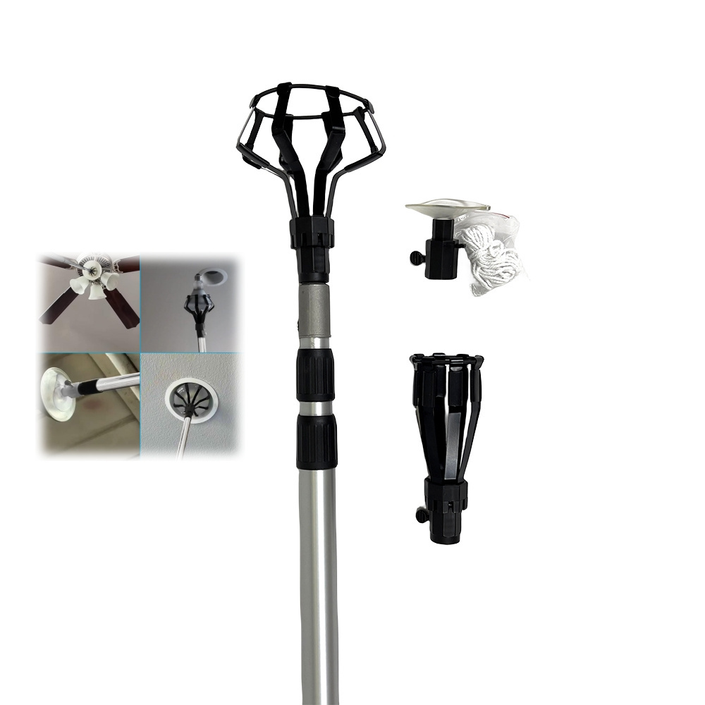 Qiyun High Ceilings 12/18/24 ft Light Bulb Changer With Telescoping Extension Pole