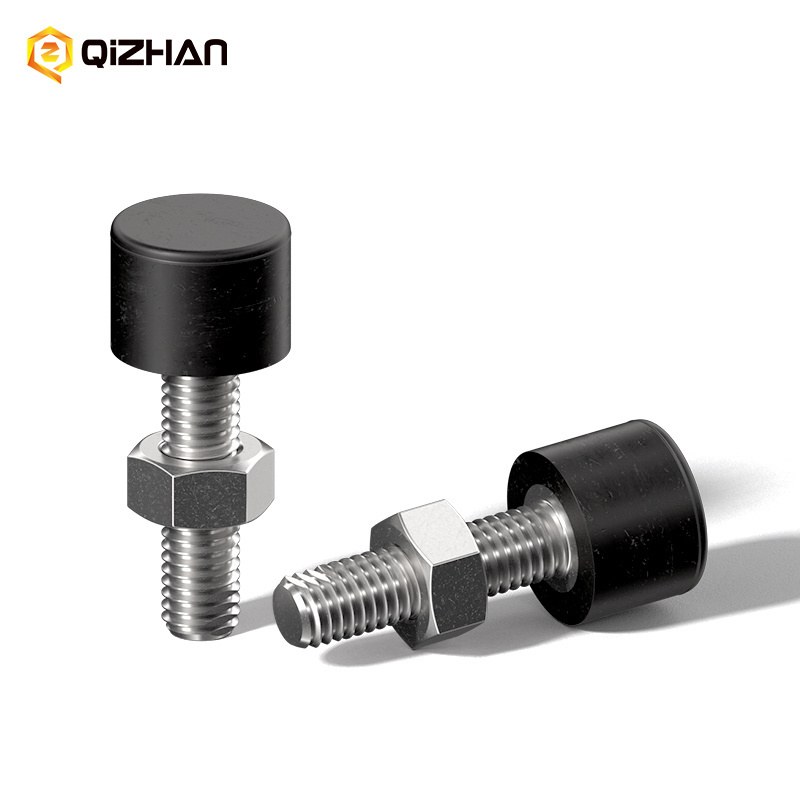 Professional Manufacturing UNST Stainless Steel Screws steel roller Rubber Bumper Stopper bolt