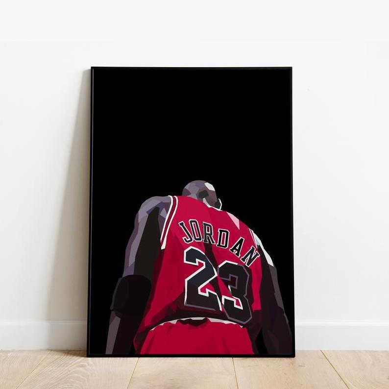 Michael Jordan Print Set Wall Poster Basketball Canvas Wall Art For Home Decor Living room Bedroom Sport Picture