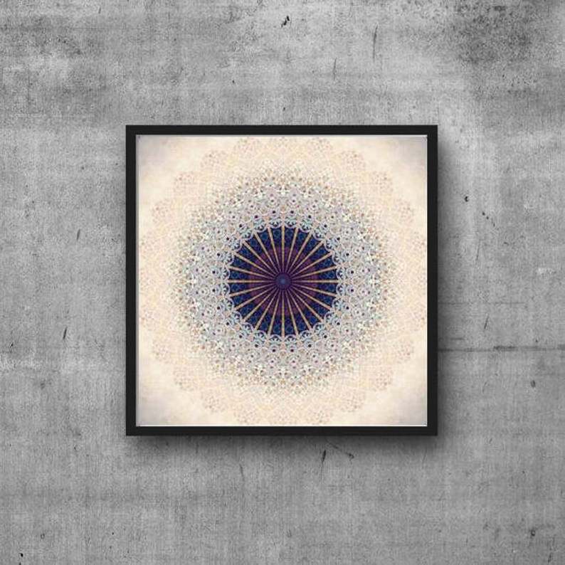 Mandala print Mandala wall art prints Mandala wall hanging Painting For Home Decor