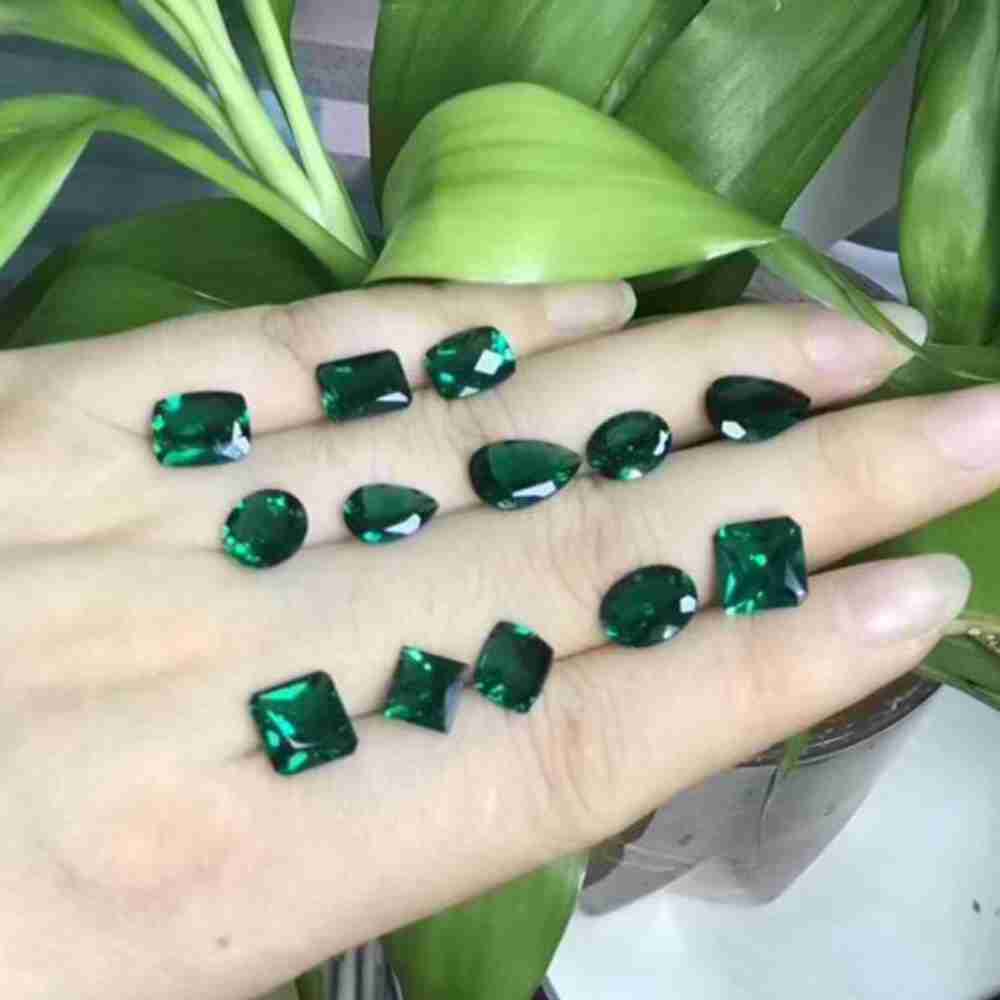 Qianjian Jewelry Wholesale AAA Top Quality Emerald Cut Colombian Rough Emeralds