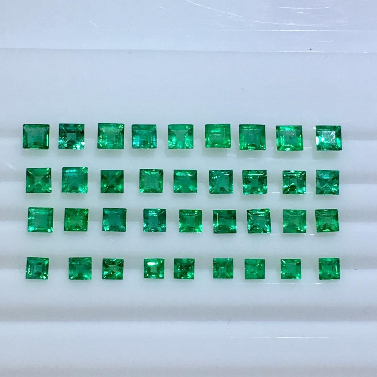 Qianjian Jewelry Wholesale AAA Top Quality Emerald Cut Colombian Rough Emeralds