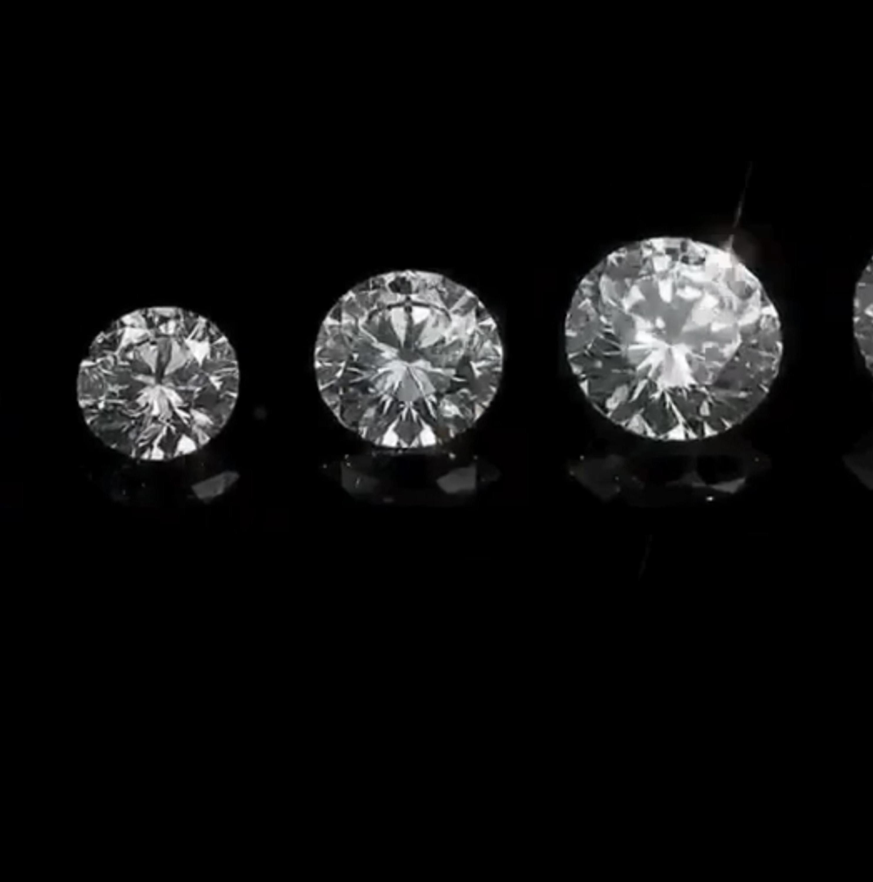 QianJian Wholesale mossanite round Cut Stones Diamond Carat GRA D EF GH Color VVS Loose Moissanite for making jewelry