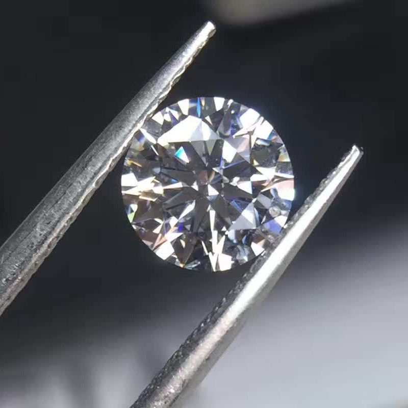 Wholesale Round Brilliant Lab Created 0.5~0.8ct Diamond Lab Grown HPHT Loose Diamond