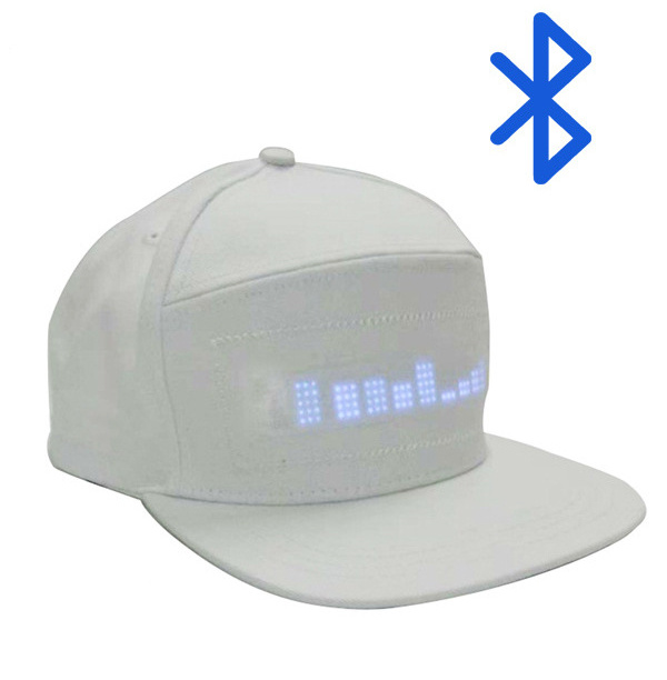 Light Up Scrolling LED Display Caps Message Hats Glowing Logo Baseball Cap With LED Light