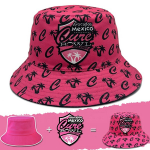 OEM ODM bucket hat custom logo all over print pattern with string reversible sublimated embroidery cap Fisherman hat Adults