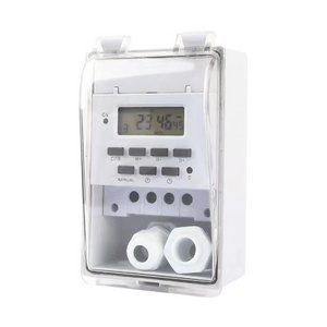 QJC New Arrivals Automatic Switch KG316T-F Time Switch Control 220V Digital LCD Display Timer With Waterproof Cover