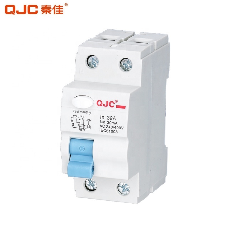 QJC Factory Direct Sales ID-4P Electromagnetic Earth Leakage Circuit Breaker Residual Current Circuit Breaker