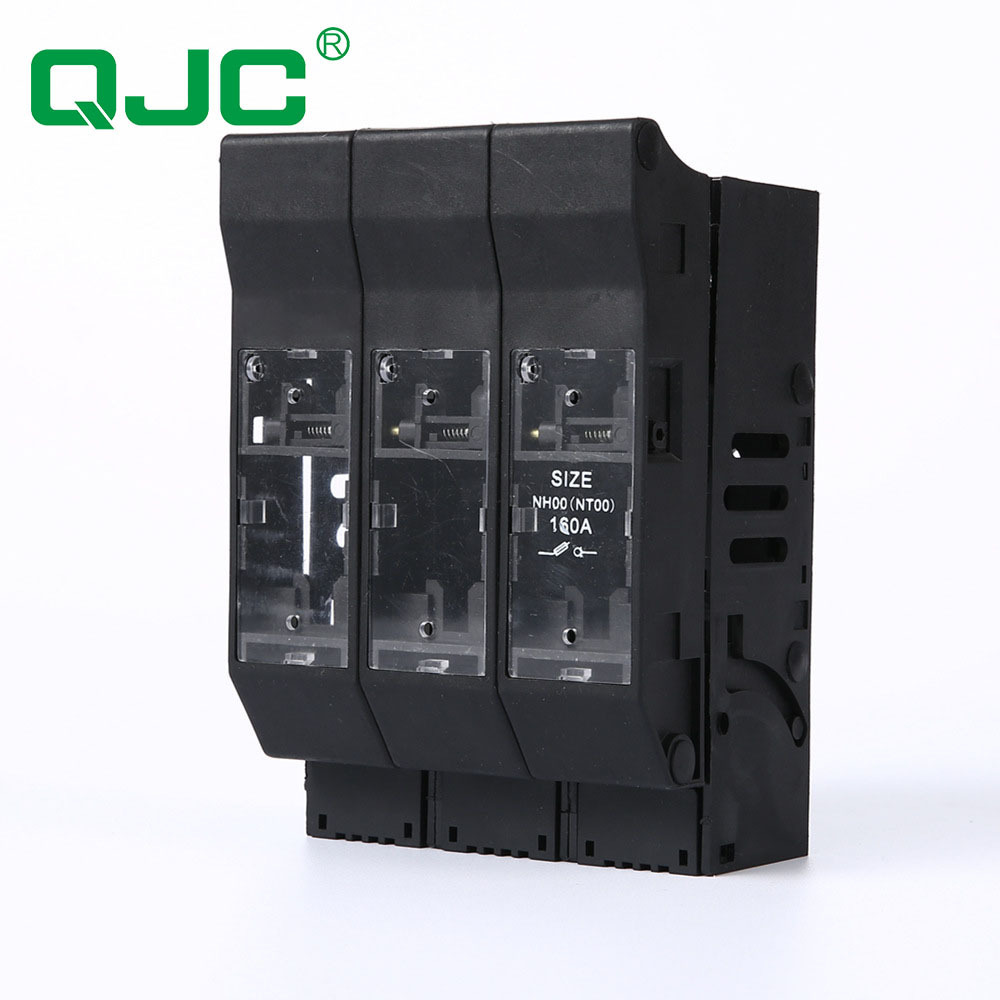 QJC New Type AC fuse 160A 1P 690V Panel Mount Din Fuse Disconnect Battery Fuse Link Switch