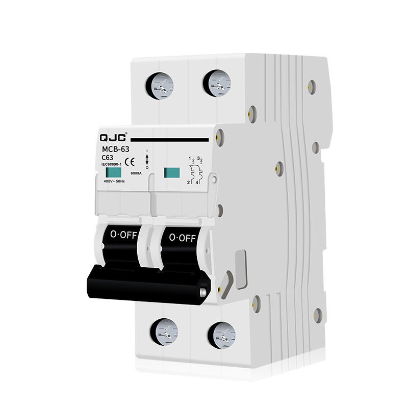 QJC AC 230V Miniature Circuit Breaker Residual Current Circuit Breaker Mini Mcb Breaker