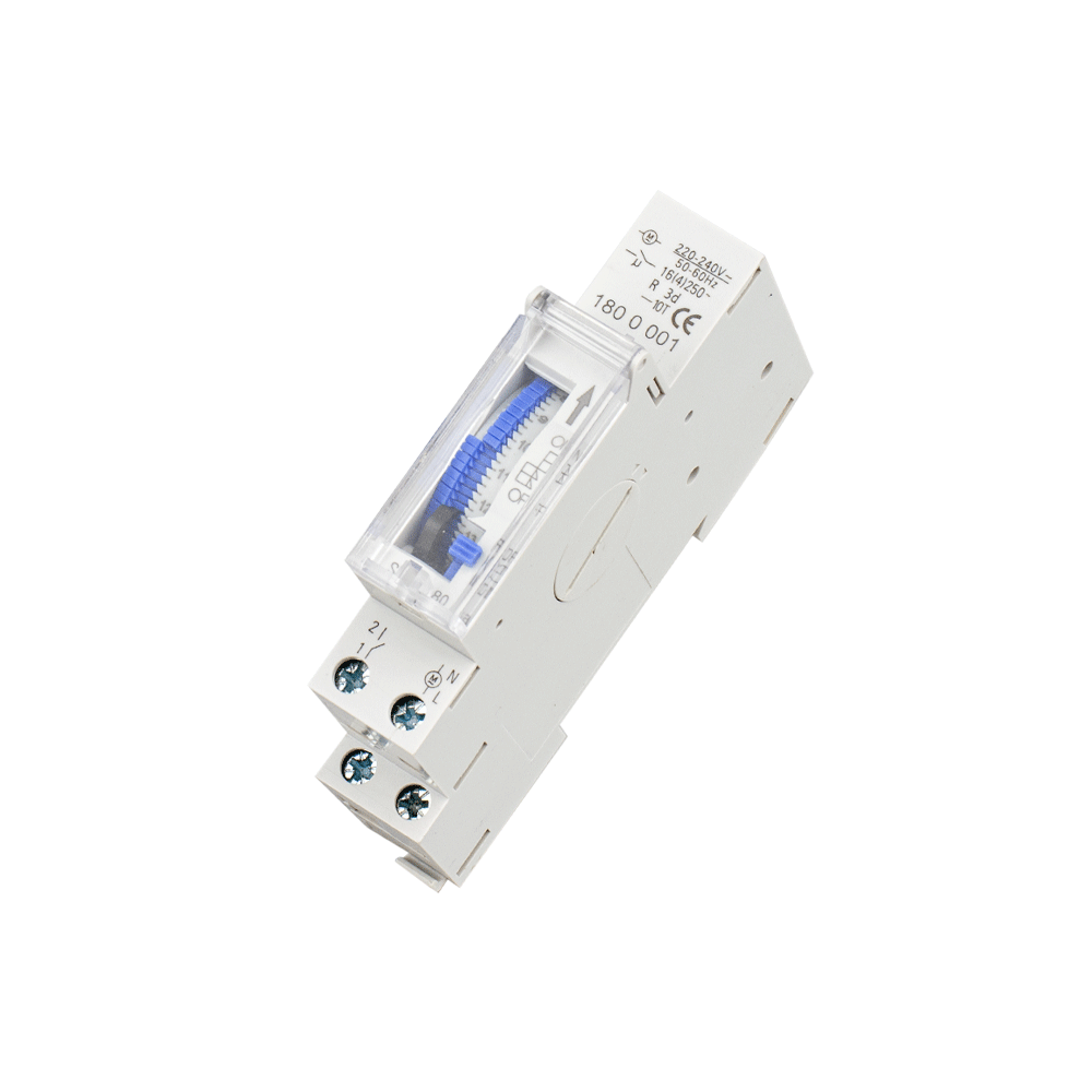 QJC High Quality DIN Rail 220VAC 24 Hour Rotary Electric Analog Mechanical Auto off SUL180A 15 Minutes Timer Switch