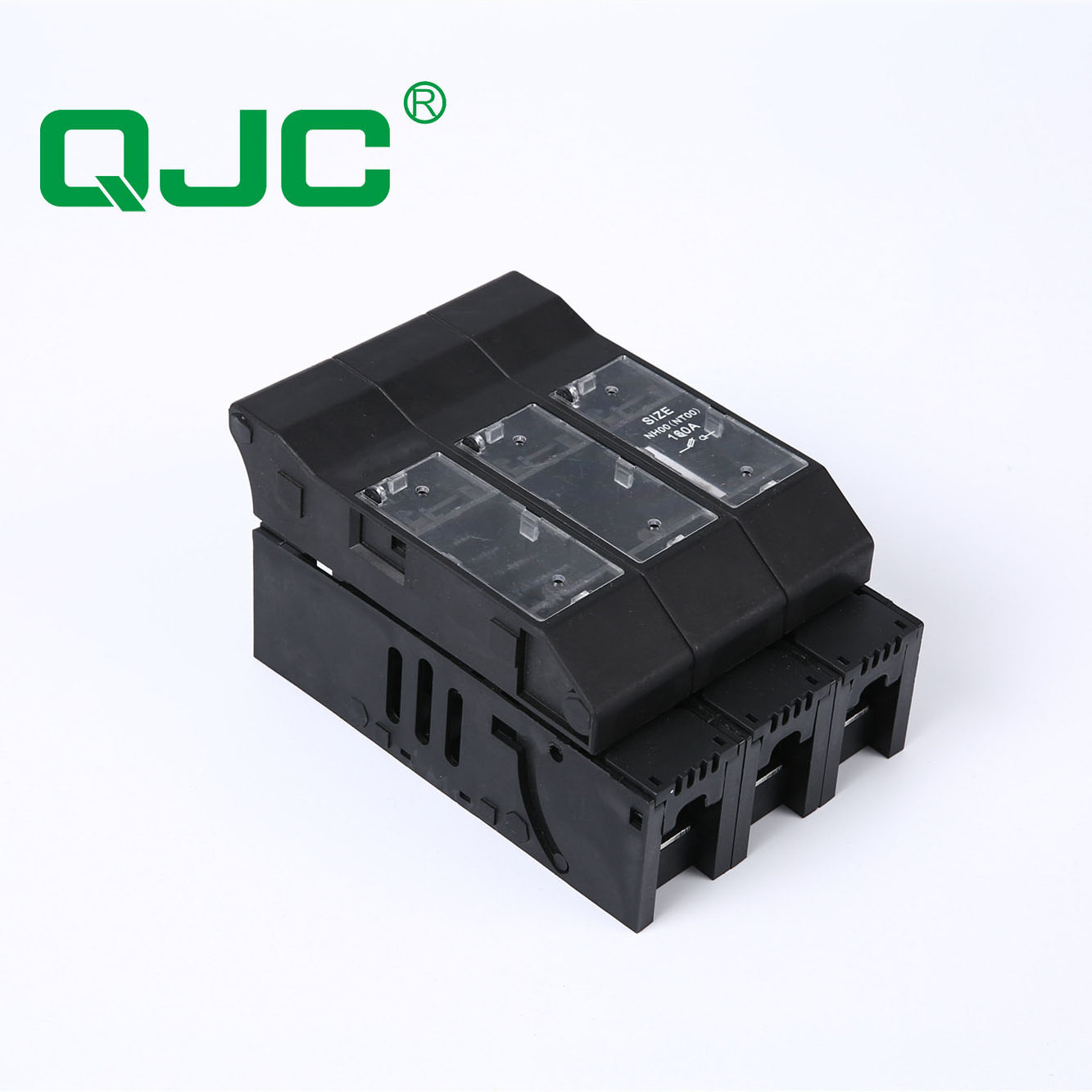 QJC New Type AC fuse 160A 1P 690V Panel Mount Din Fuse Disconnect Battery Fuse Link Switch