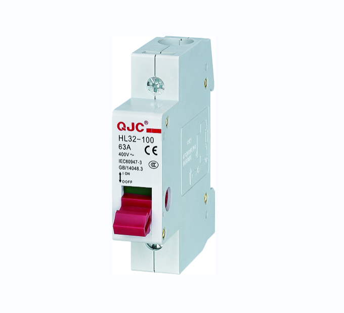 QJC Factory Wholesale OEM ODM Disconnect Switch HL32-100 AC  3P 230V/400V 16A-100A AC Lockable Isolating Switch