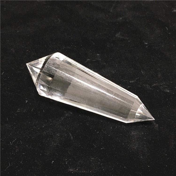 High Quality Wholesale  Natural 24 Facet Clear Quartz  Crystal Vogel  Point  For Healing