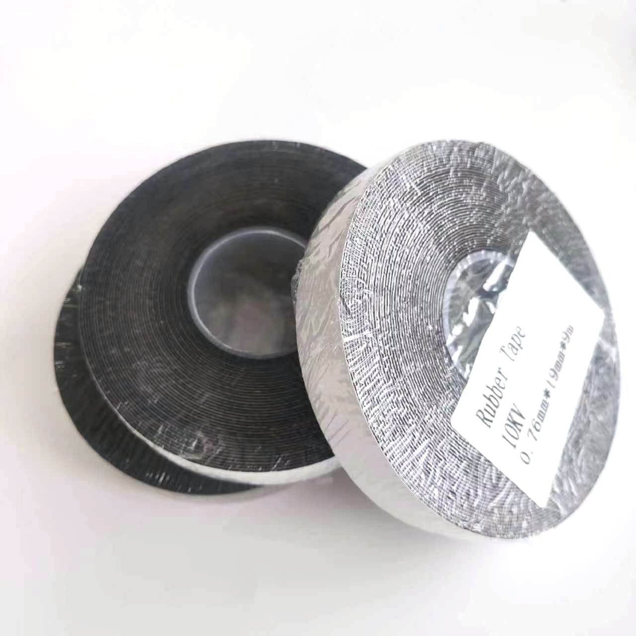 Outdoor High-Voltage Power Line Transmission Protective PVC Rubber Electrical Tape Rated 35KV Silica Silicone