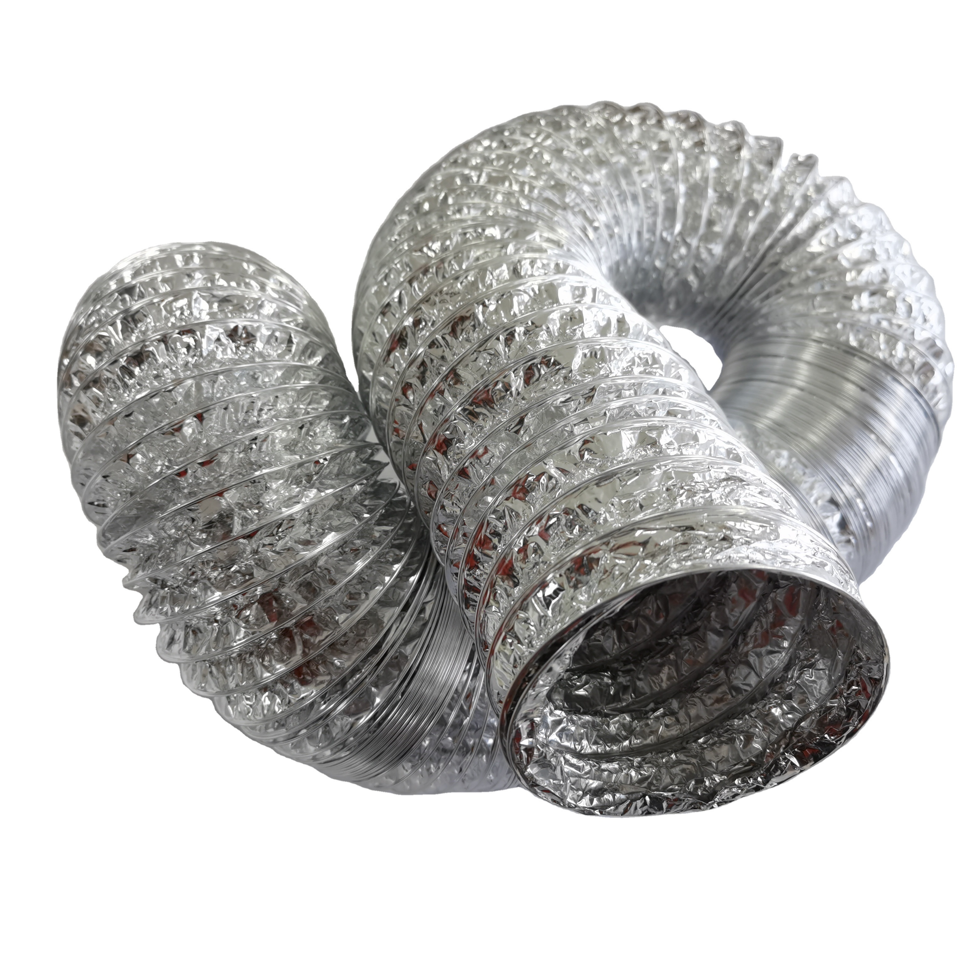 hvac duct  flexible duct  for hvac basement ventilation systems  aluminium foil flexible duct foil hose aluminum