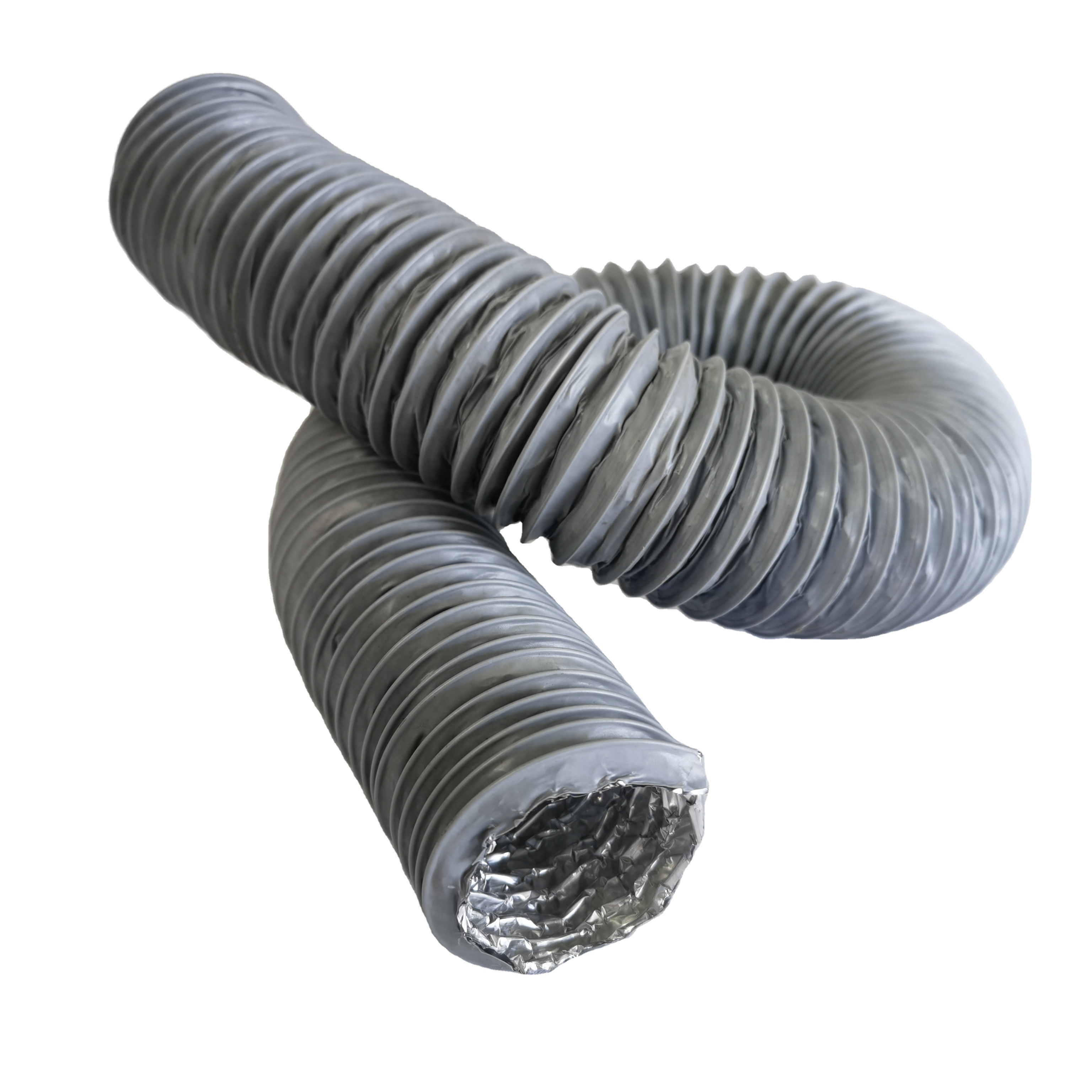 Fresh air pipe combi pvc Spiral Steel Wire Laminated China Supplier 3 inch flex duct