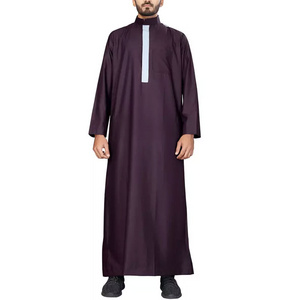 Muslim turkey robe latest burqa designs jubbah men's thobe men's dress jubbah fashion caftan homme Islamic clothing