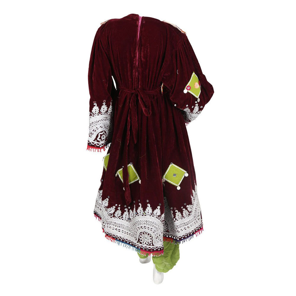 Hot Sale Product Ladies frock trouser with dupatta Afghani Tribal Dress 2023 women new design fashion afghan tribal dress