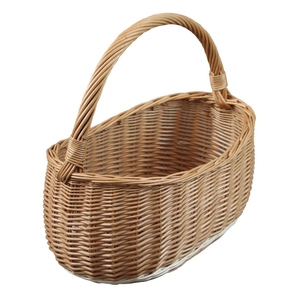 Factory Hot Sale Storage Willow Wicker Baskets Hand Weave Cheaper Antique Willow Can Basket New Style holiday storage  Basket