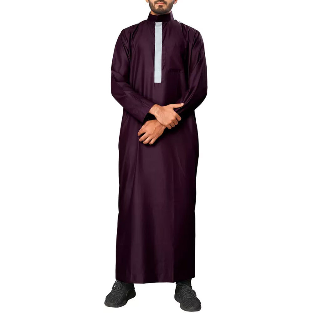 Muslim turkey robe latest burqa designs jubbah men's thobe men's dress jubbah fashion caftan homme Islamic clothing