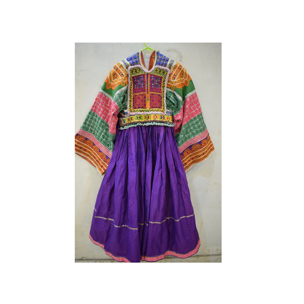 O Neck women casual wear Afghani tribal dress 2022 women new fashion embroidered Afghani dresses