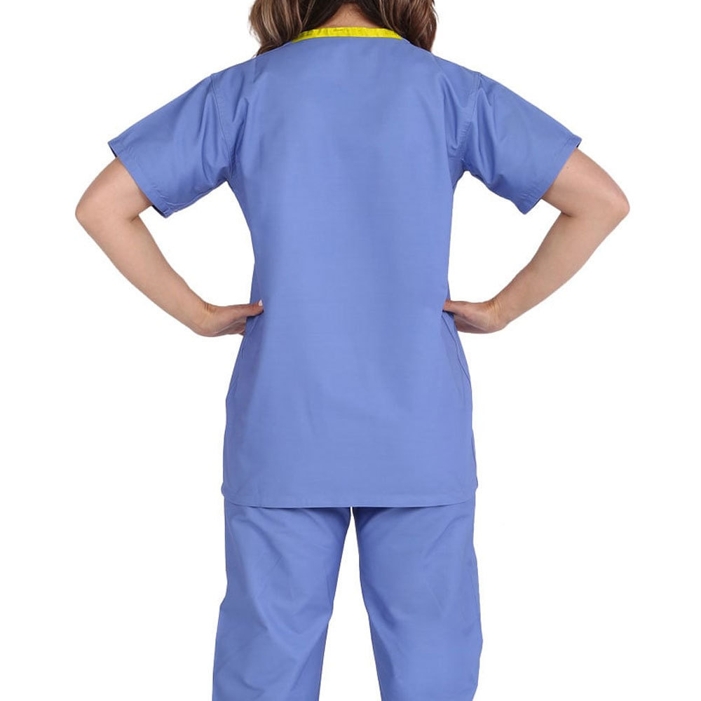 2023 Hot Sale Latest Fashionable Cheap Price Women Nursing Scrubs Private Label Shorts Sleeve Women Nursing Scrubs