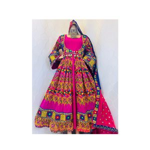 Top Quality Afghani tribal dress best selling embroidery design laces women Afghani style tribal suits