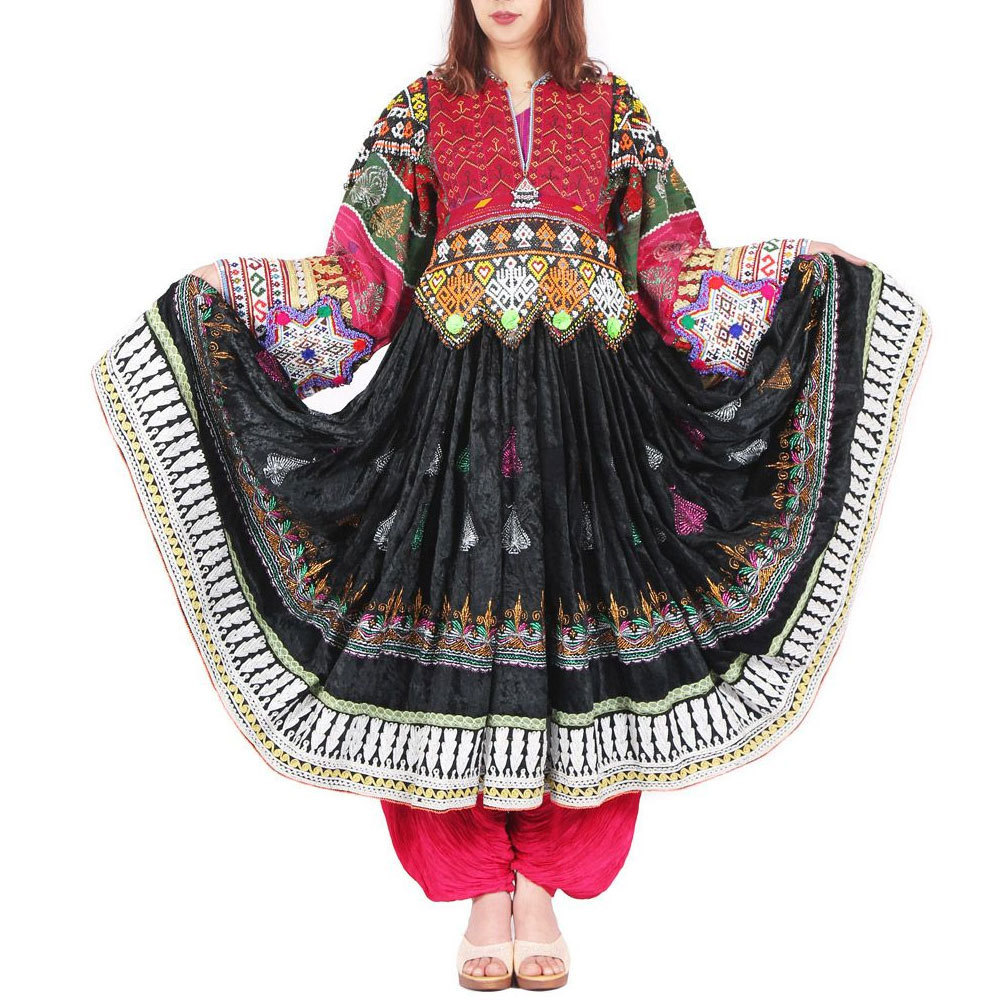 top quality Awesome women Afghan dresses for sale Pakistan Kutchi party traditional Dress Kochi Dress