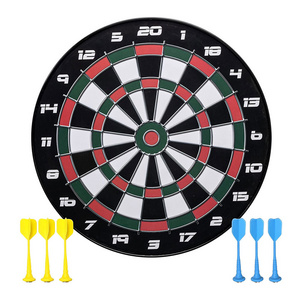 Factory wholesale Custom OEM wooden dart board set / High Quality Custom Logo And Package Dart Board