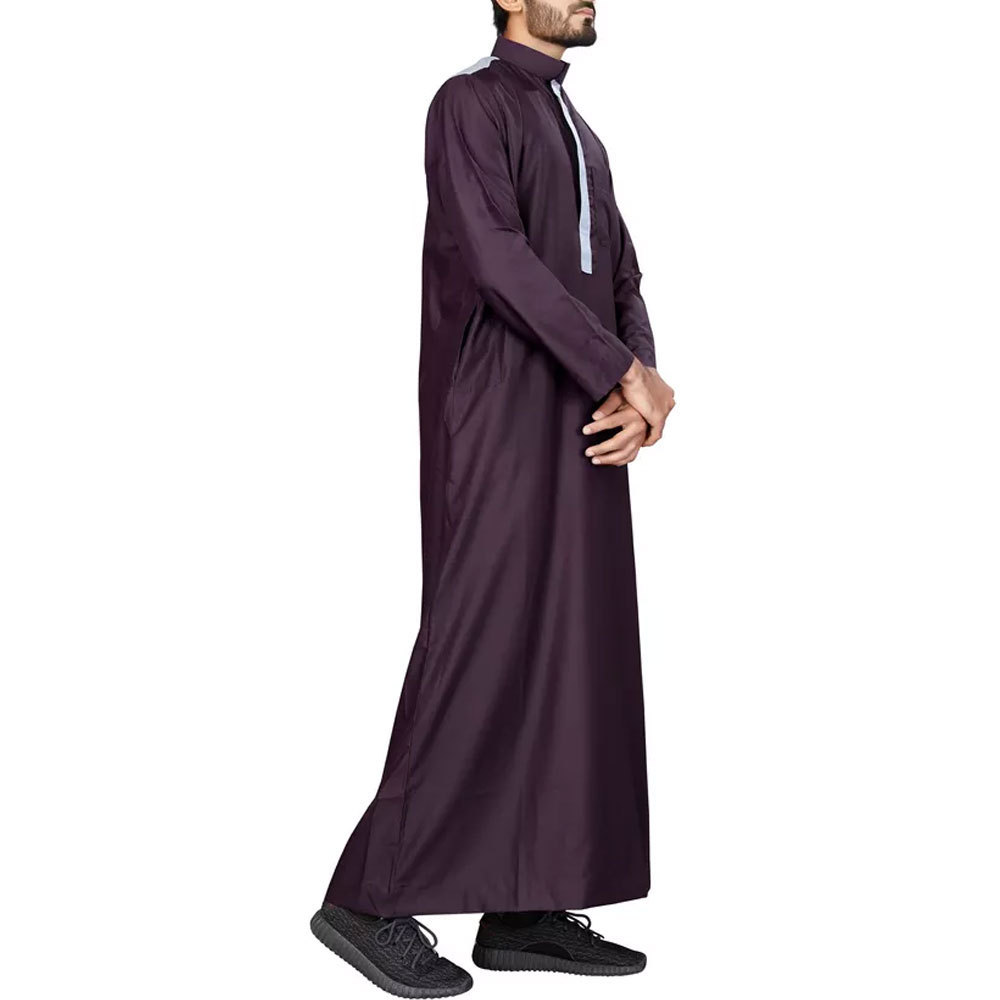 Muslim turkey robe latest burqa designs jubbah men's thobe men's dress jubbah fashion caftan homme Islamic clothing