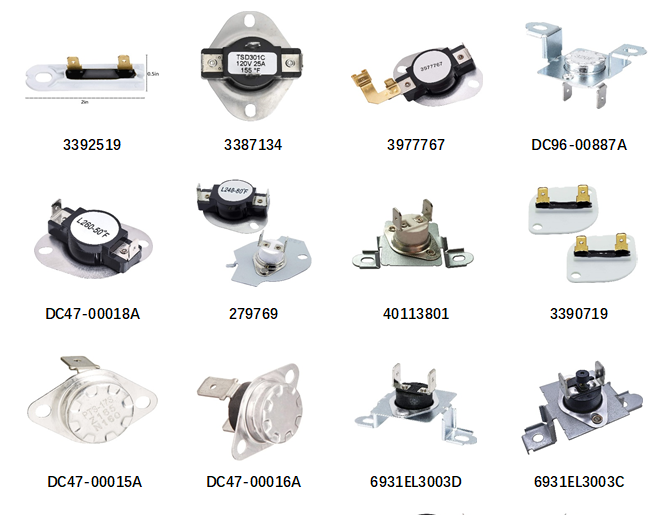 Universal clothes dryer part spare more than 3000 models Wholesale and Retail Supply with 110V to 220V