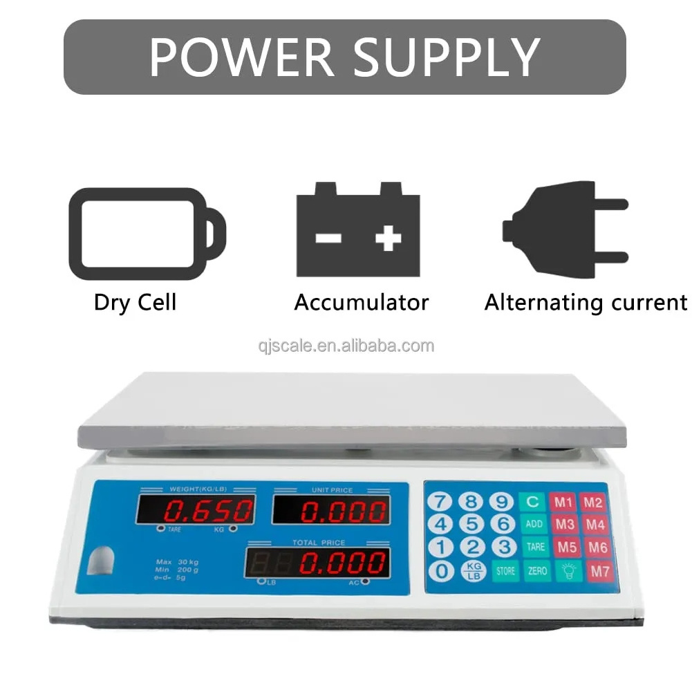 leElectronic Digital Scale With  Price Computing  Weight Scale For Supermarket Retail