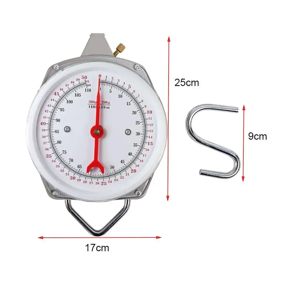 100kg 150kg Wholesale Portable mechanical Hook Scale High Accurate Durable Hanging spring scale