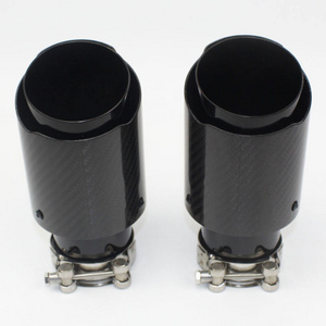 High Performance 304 Stainless Steel Universal Ak For Carbon Fiber Exhaust Tip Muffler Tip