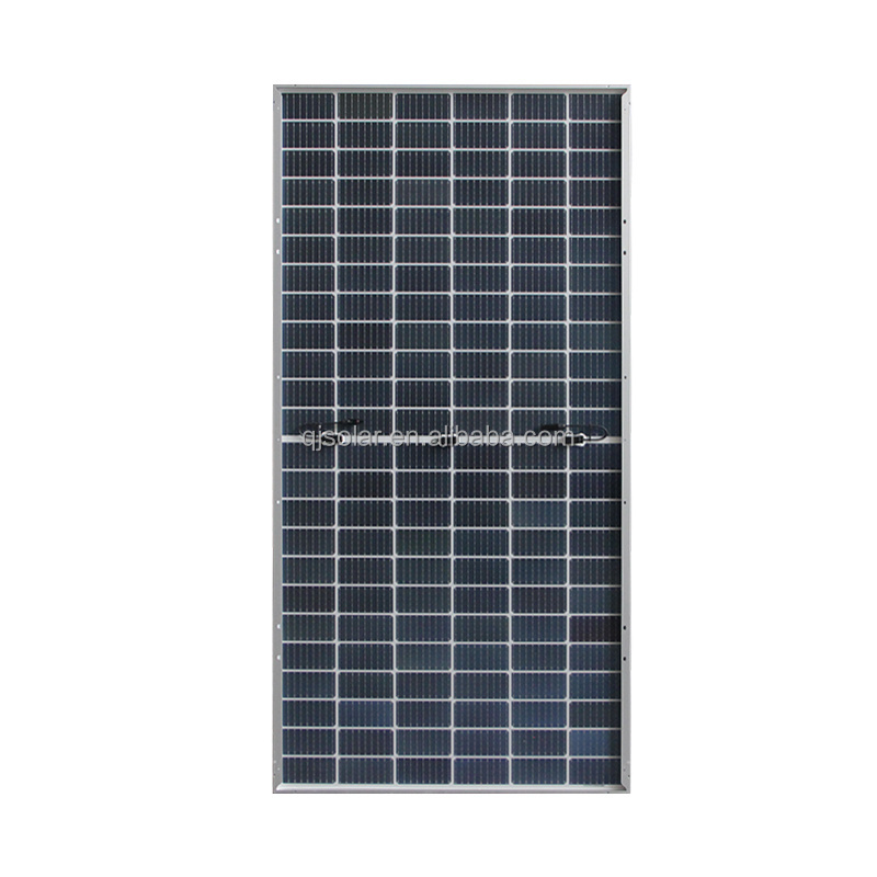 QJPV 550W Monocrystalline Solar PV Module 182mm 144 Cells 525W 550W Watt Half Cut perc Mono Bifacial Double-glass Solar Panels