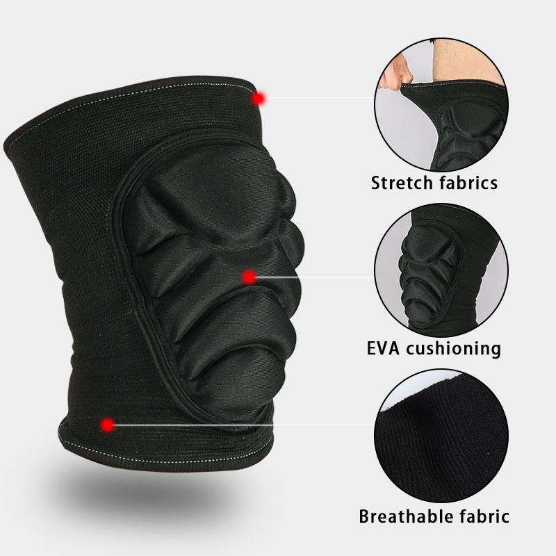 EVA Foam Thick Sponge Collisioned Knee Pads for Gardening Cleaning Construction Work Volleyball