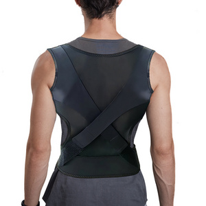 Pain relief  adjustable back brace & shoulder support posture support Fitness